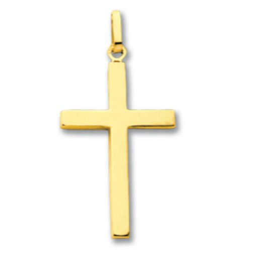 Croix en or jaune 18 carats