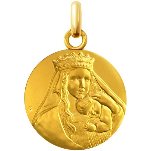 Médaille Notre Dame de la Paix en vermeil 16 mm