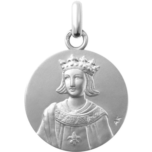 Médaille de Saint Louis en or blanc 16 mm