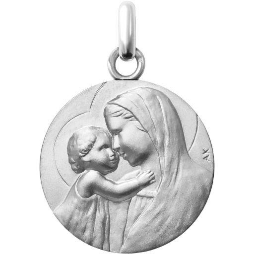 Médaille de berceau Notre Dame de Toute Tendresse en argent